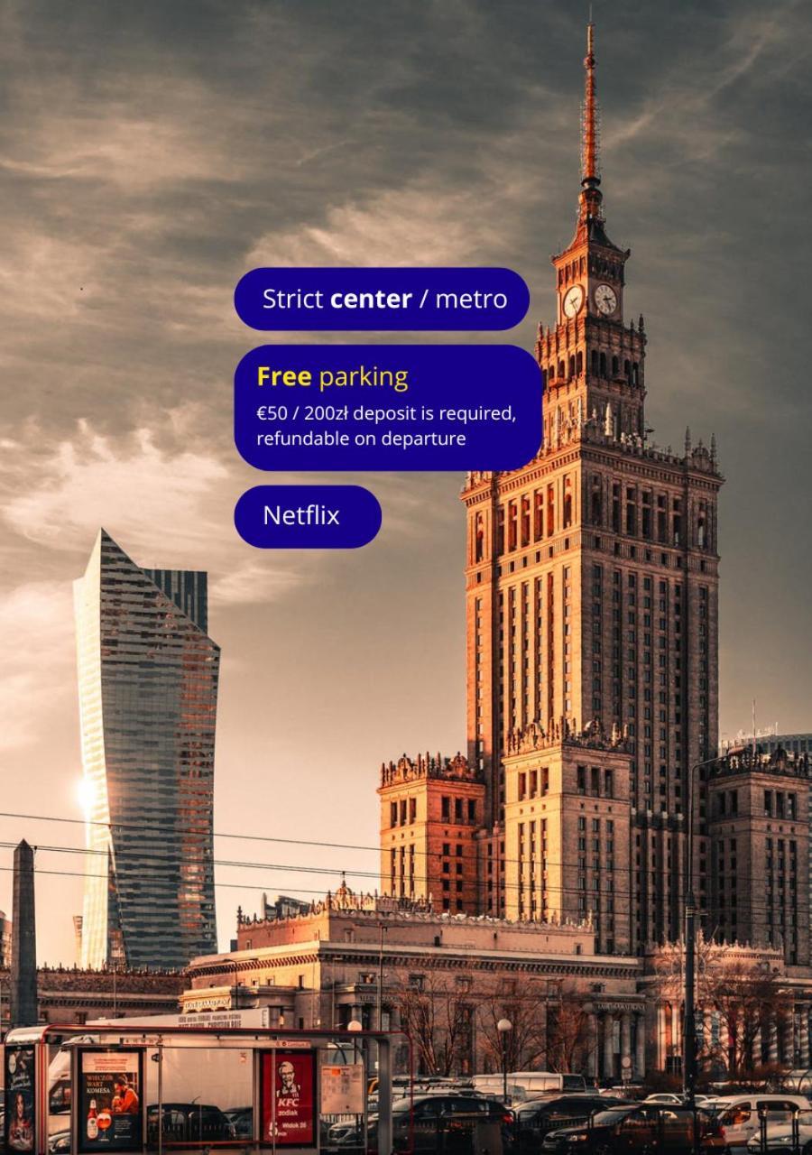 Apartment Strict Warsaw Center - Metro,Free Parking Exterior foto